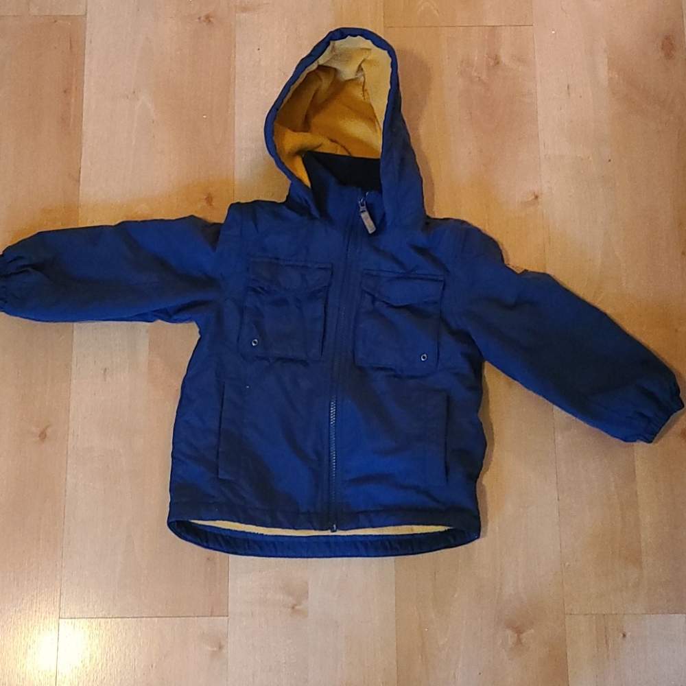 Boys dark blue winter jacket